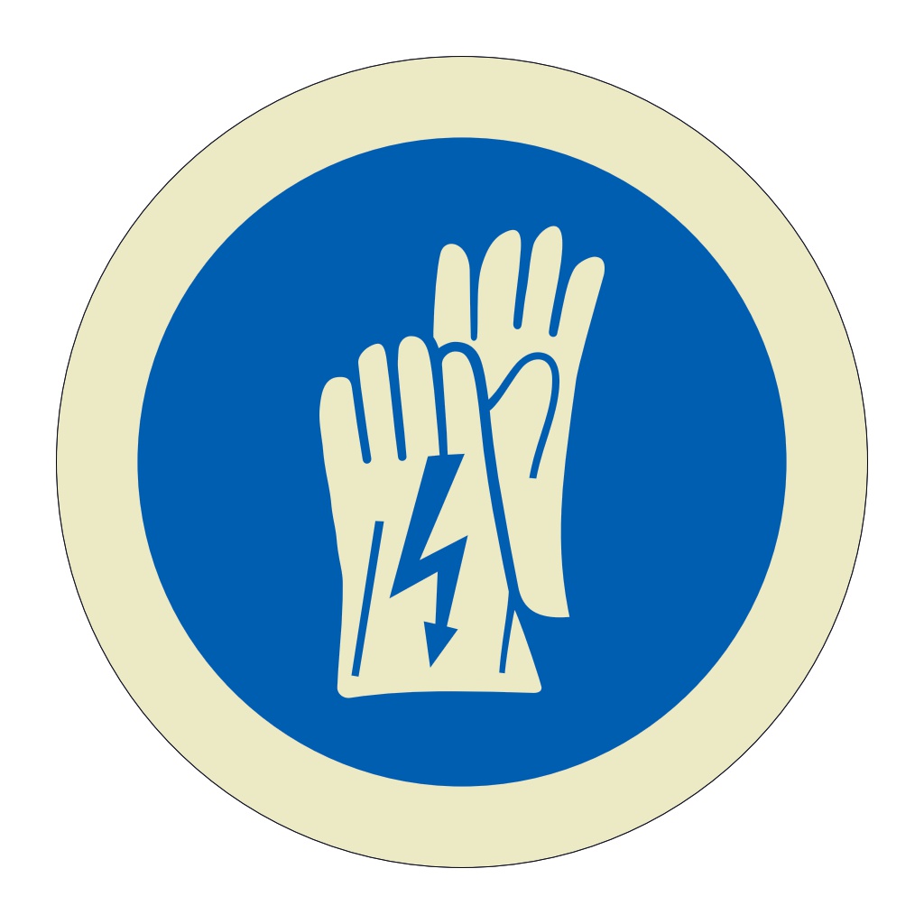 Safety gloves on sale symbol
