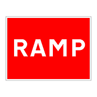 Ramp sign