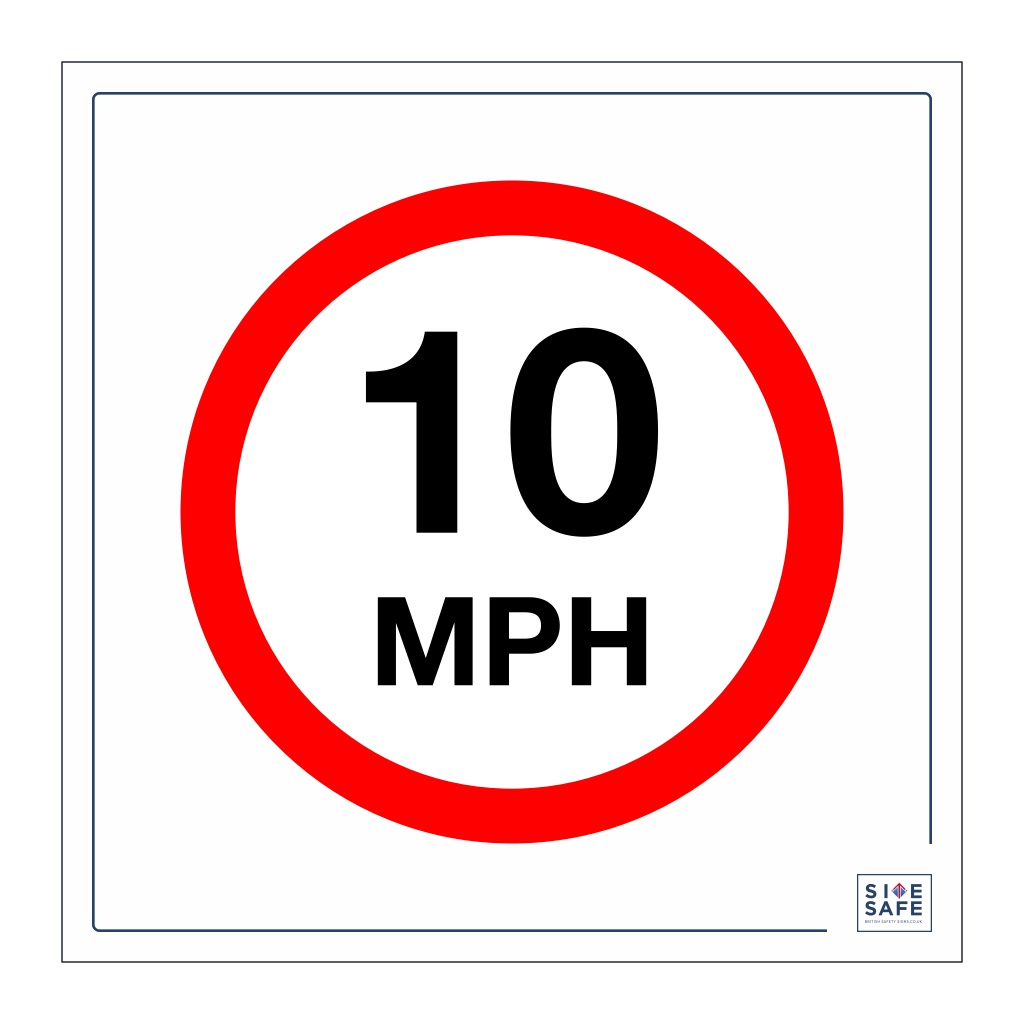 10 Mph Speed Limit Sign 12 X 18 Signquick