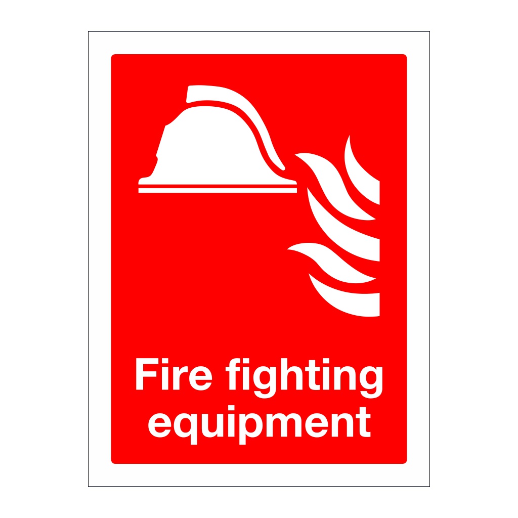 Fire fighting equipment sign | British Safety Signs