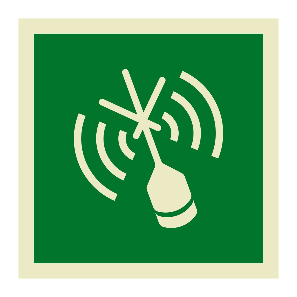 EPIRB symbol 2019 (Marine Sign) British Safety Signs