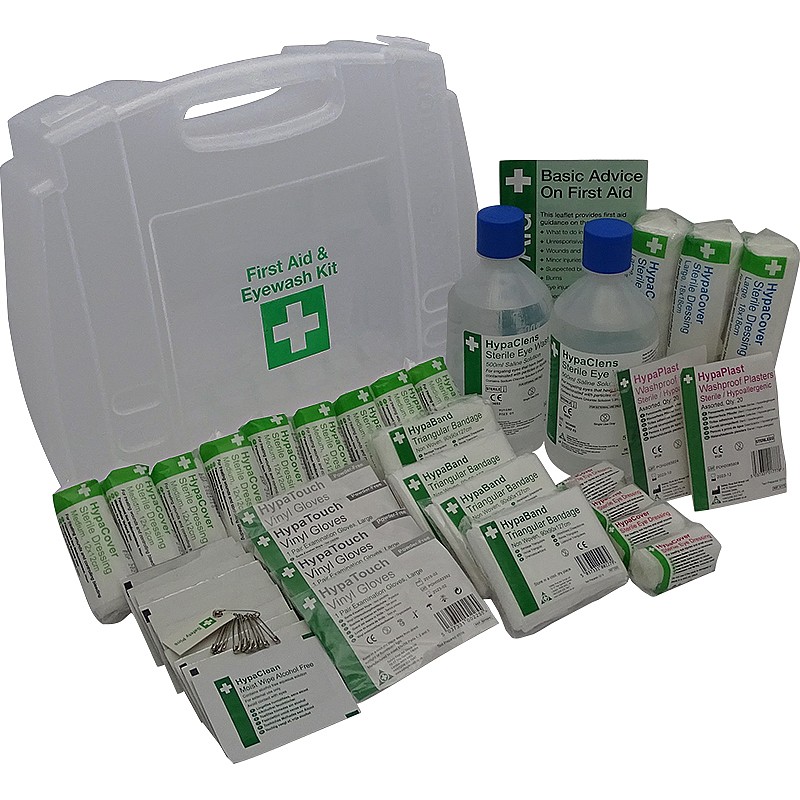 1120 Persons First Aid and Eyewash Kit British Safety Signs