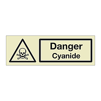 Danger Cyanide (Marine Sign)