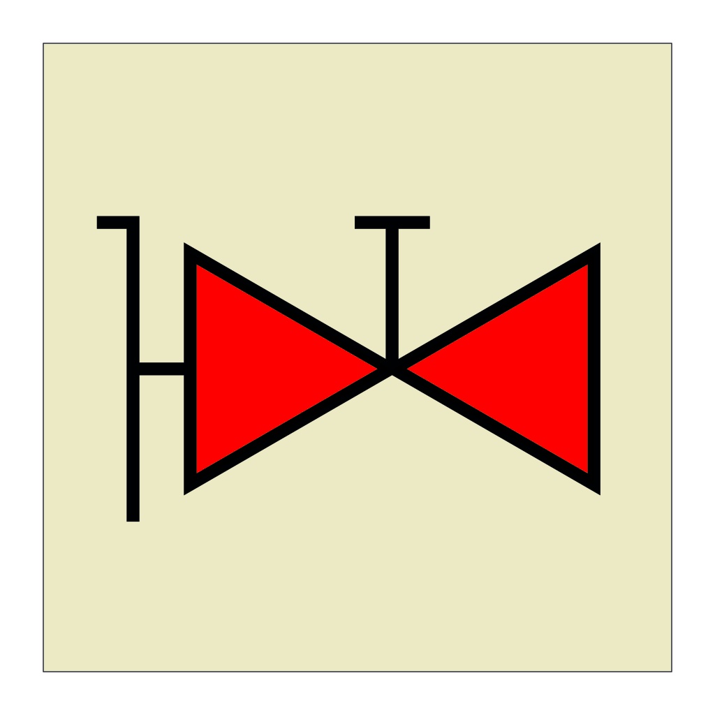 Fire mains with fire valves (Marine Sign) British Safety Signs