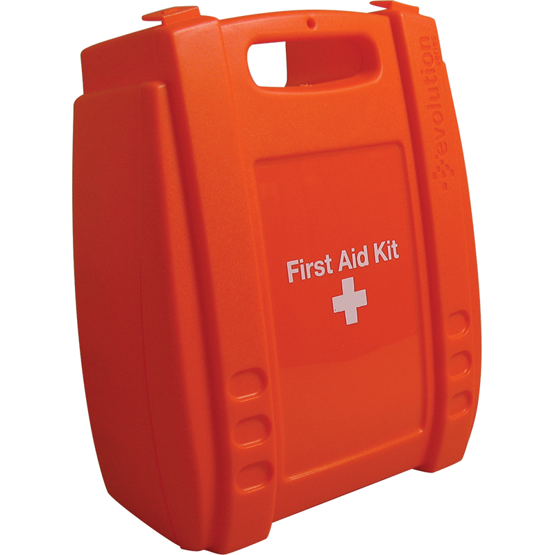 Evolution British Standard Compliant Workplace First Aid Kit in Orange Case (Medium)