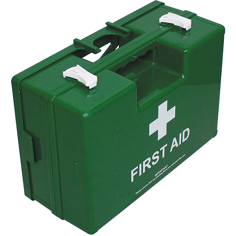 Deluxe 1-10 Persons Statutory First Aid Kit in Green Case