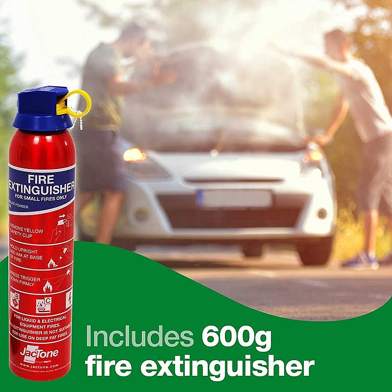 Standard Vehicle Safety Kit with Fire Extinguisher