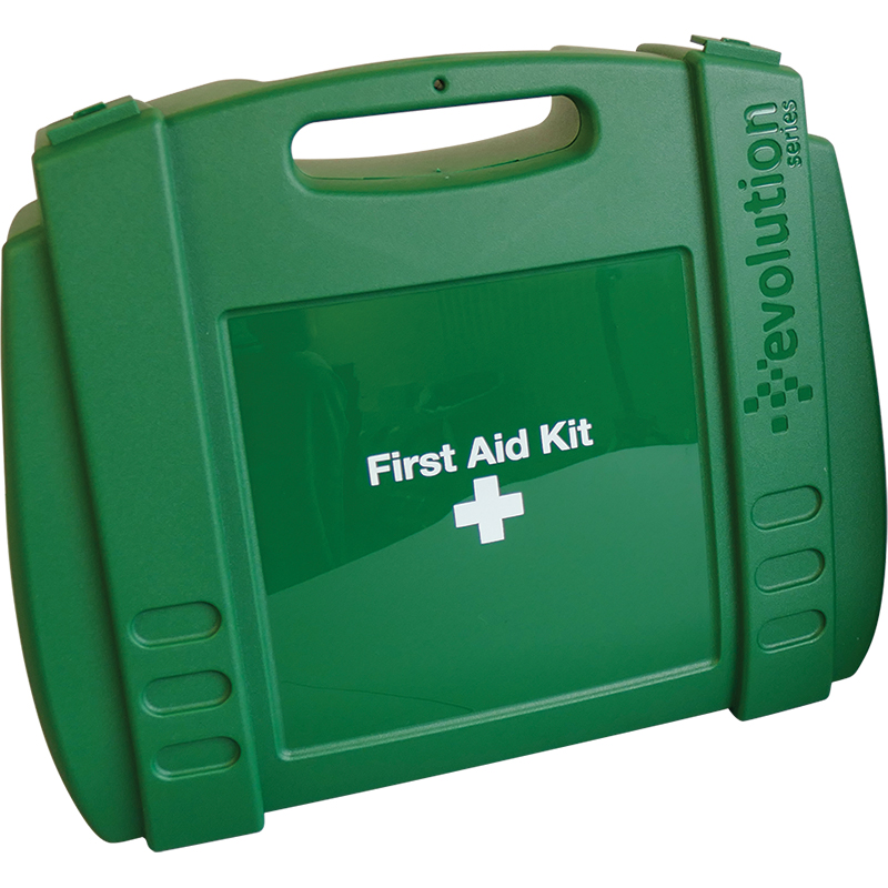 Evolution British Standard Compliant Workplace First Aid Kit in Green Case (Large)