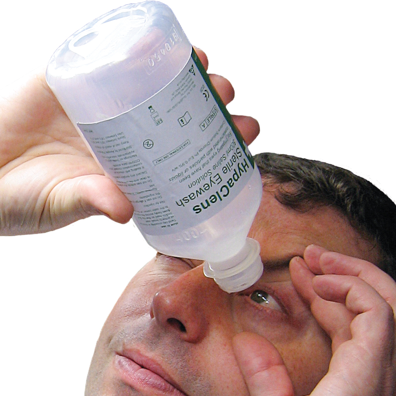 HypaClens Eyewash Station with 4 Eyewash Bottles