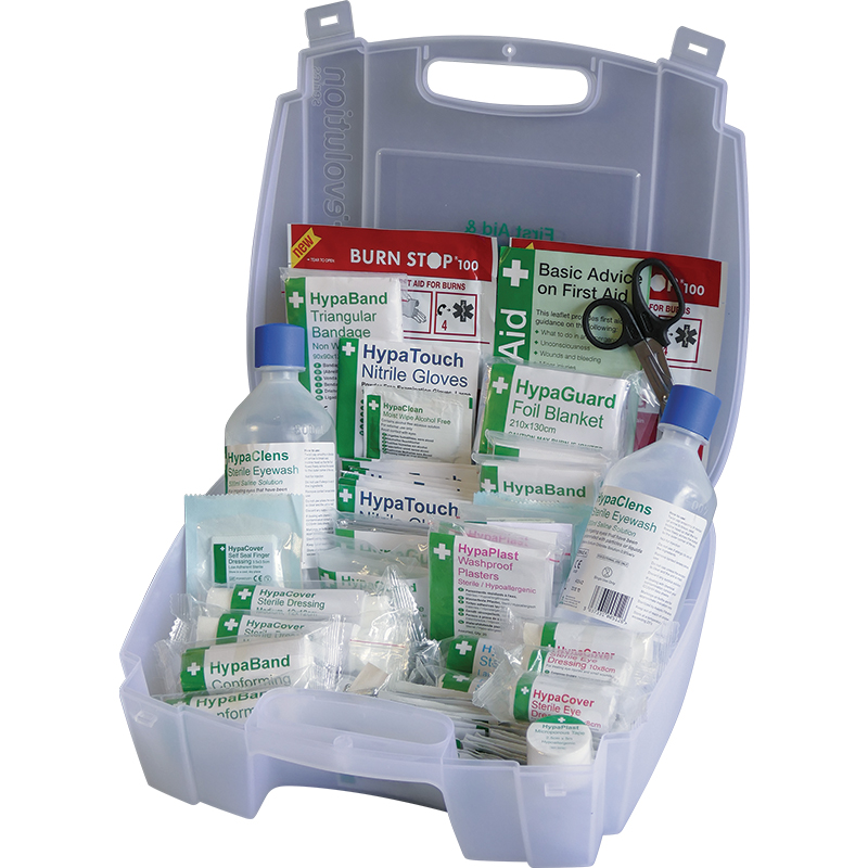 Evolution British Standard Compliant Small First Aid Kit & Eyewash