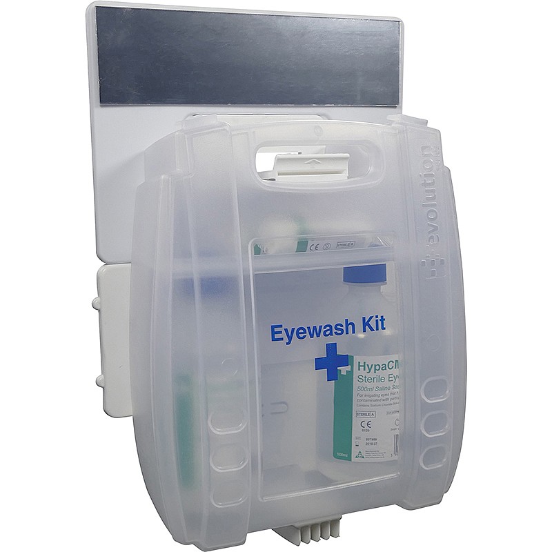 Evolution Plus 500ml Eyewash Kit with Eye Wash Spray with Mirror