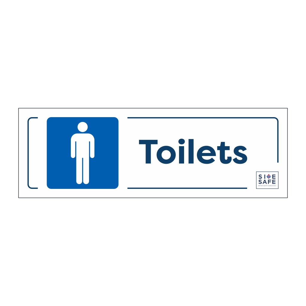 Site Safe - Male Toilets sign