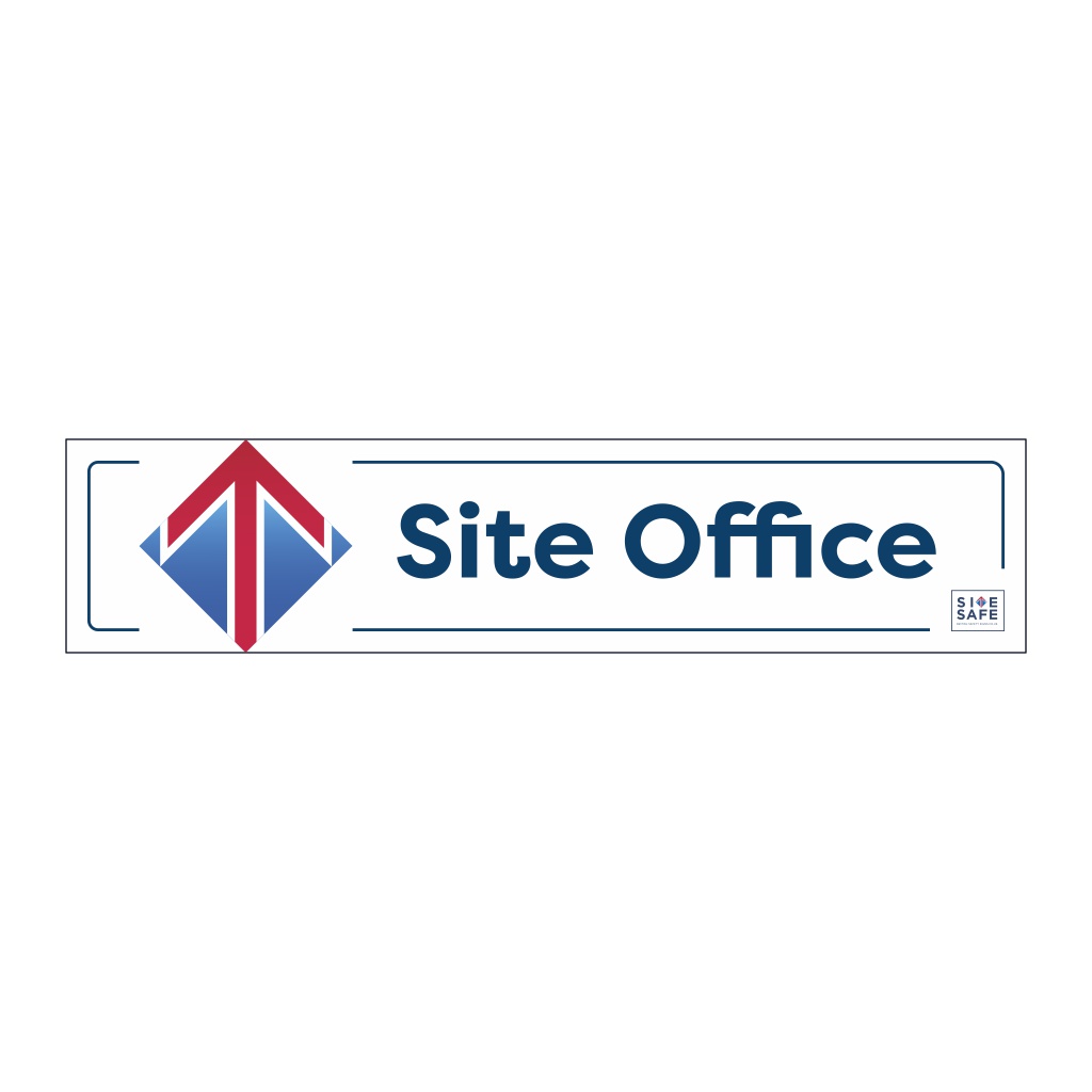 Site Safe - Site office Arrow up sign