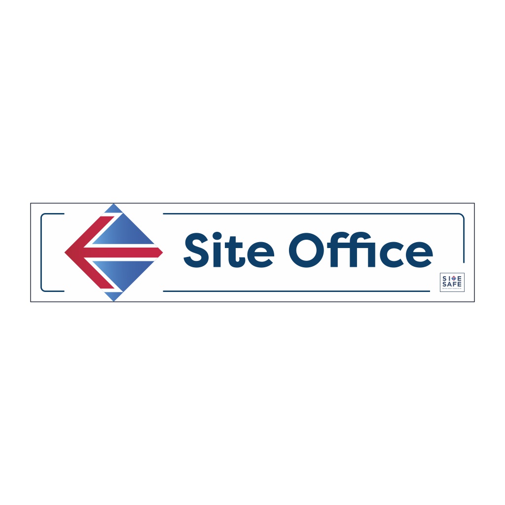 Site Safe - Site office Arrow left sign