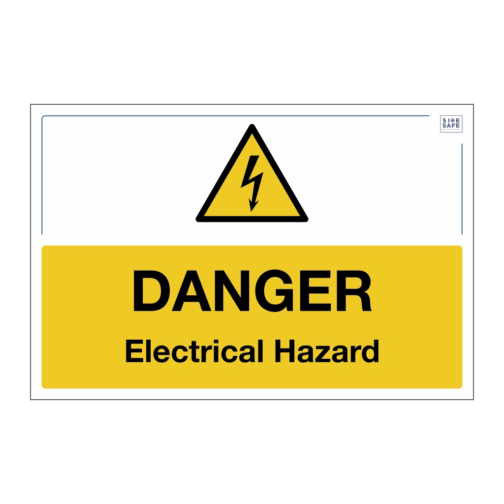 Site Safe - Danger Electrical hazard sign