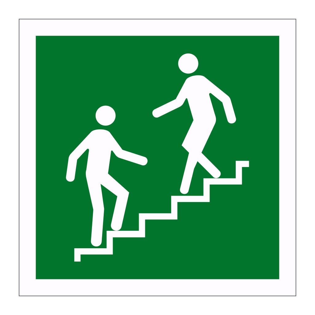 Stairwell symbol (Marine Sign)