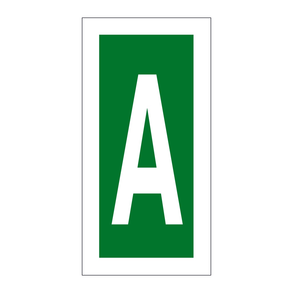 Letter A (Marine Sign)