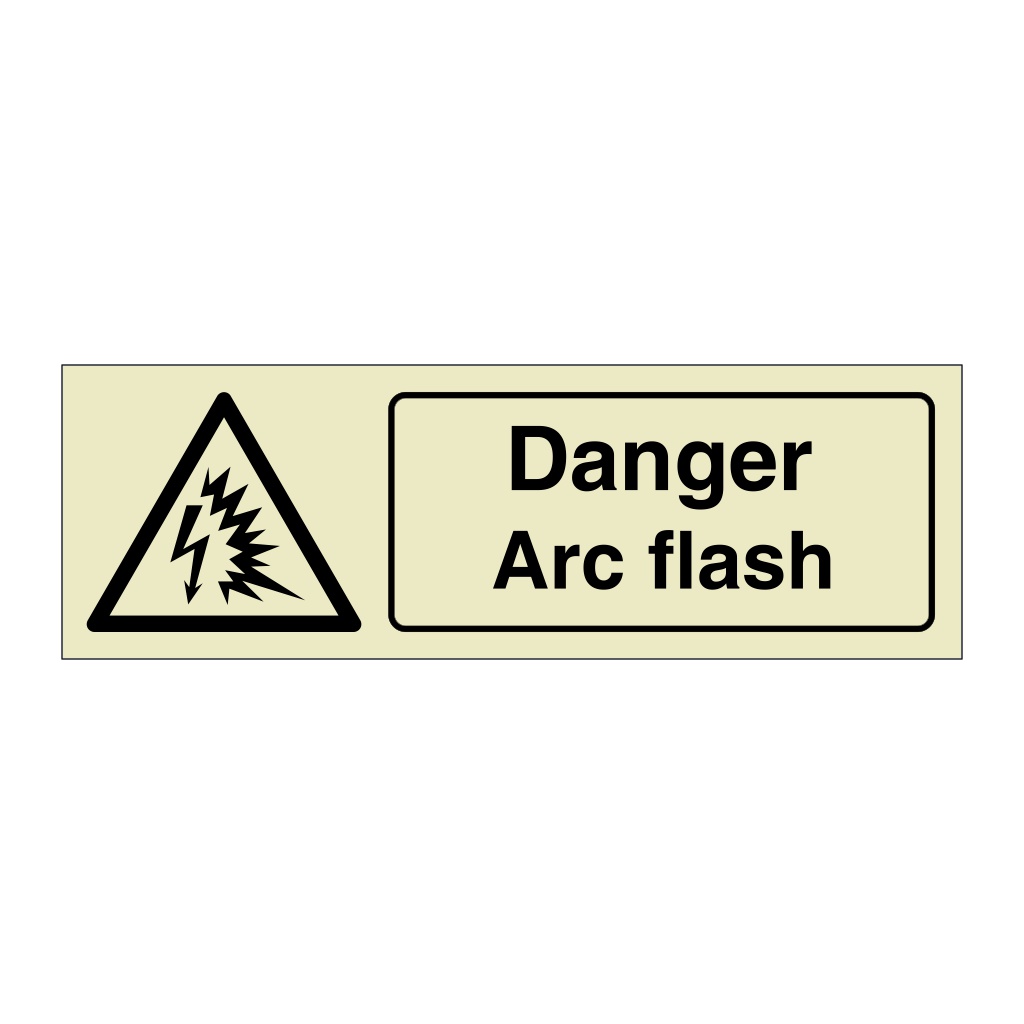 Danger Arc flash sign