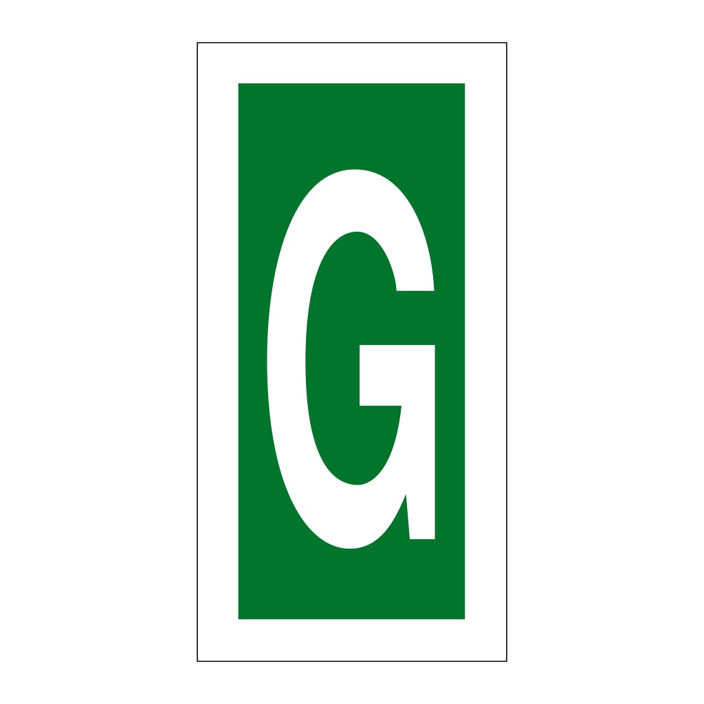 Letter G (Marine Sign)
