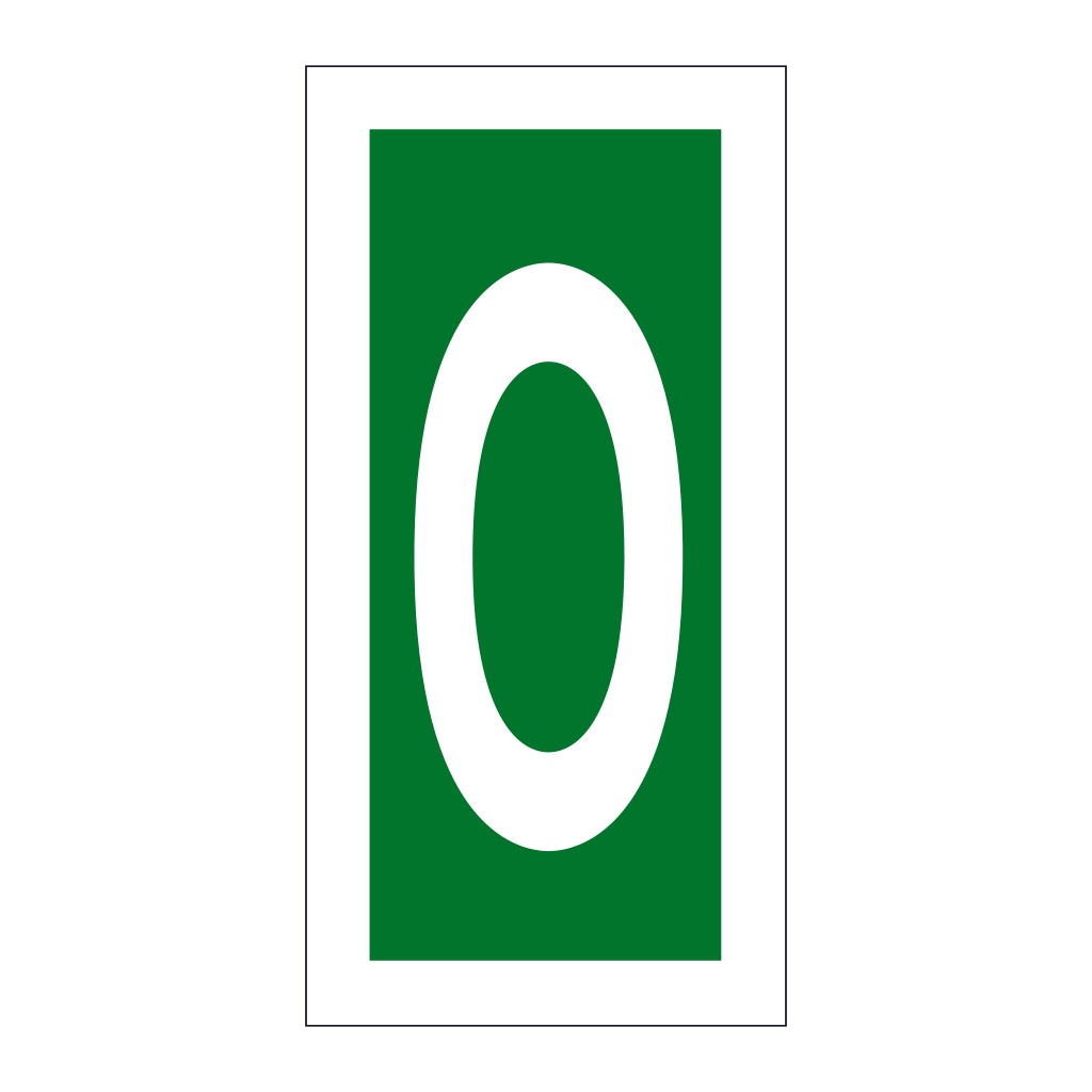 Letter O (Marine Sign)