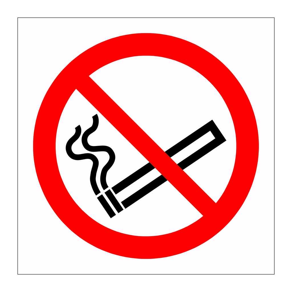 No smoking symbol sign