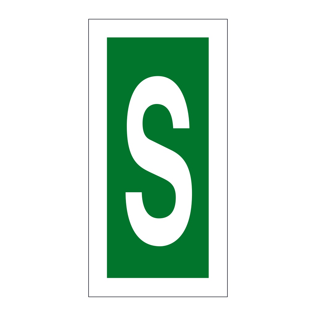 Letter S (Marine Sign)