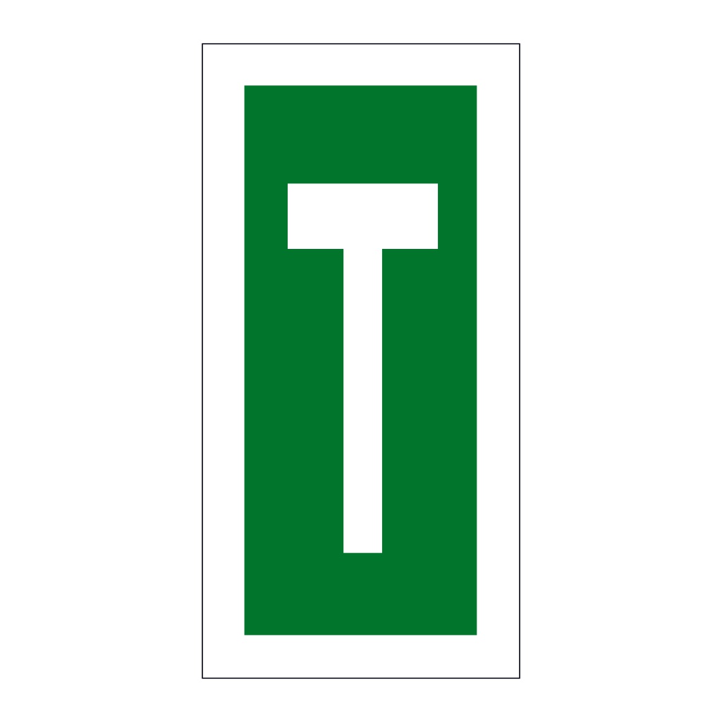 Letter T (Marine Sign)