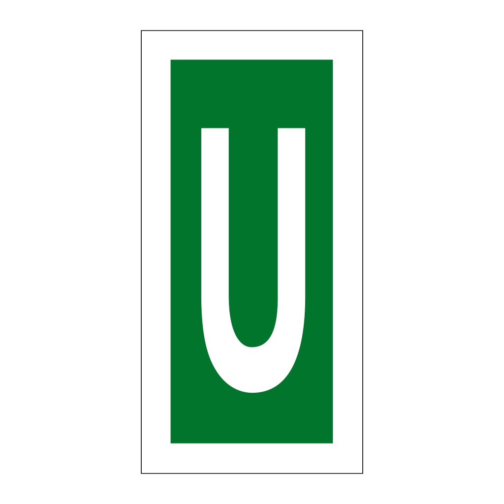 Letter U (Marine Sign)