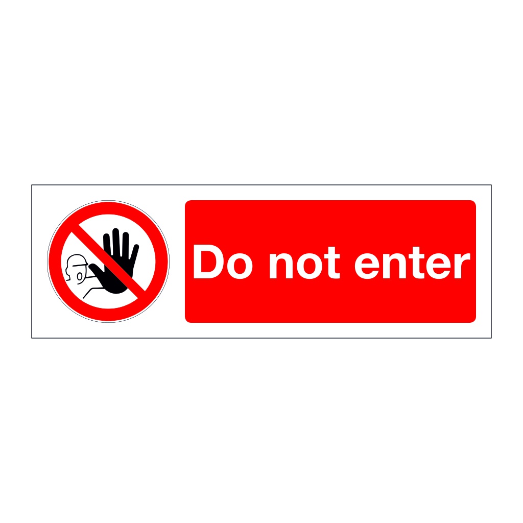 Do not enter (Marine Sign)