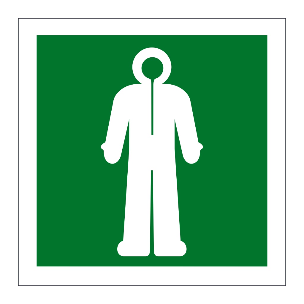 Immersion suit symbol 2019 (Marine Sign)