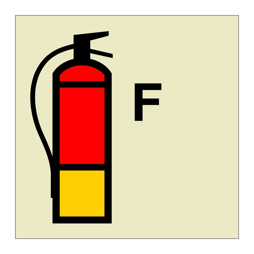 Foam fire extinguisher (Marine Sign)
