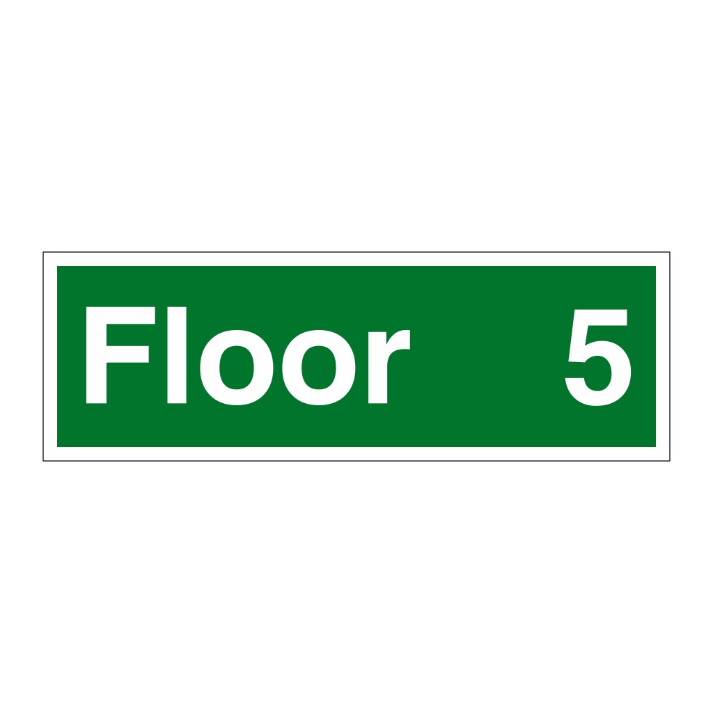 Floor 5 sign