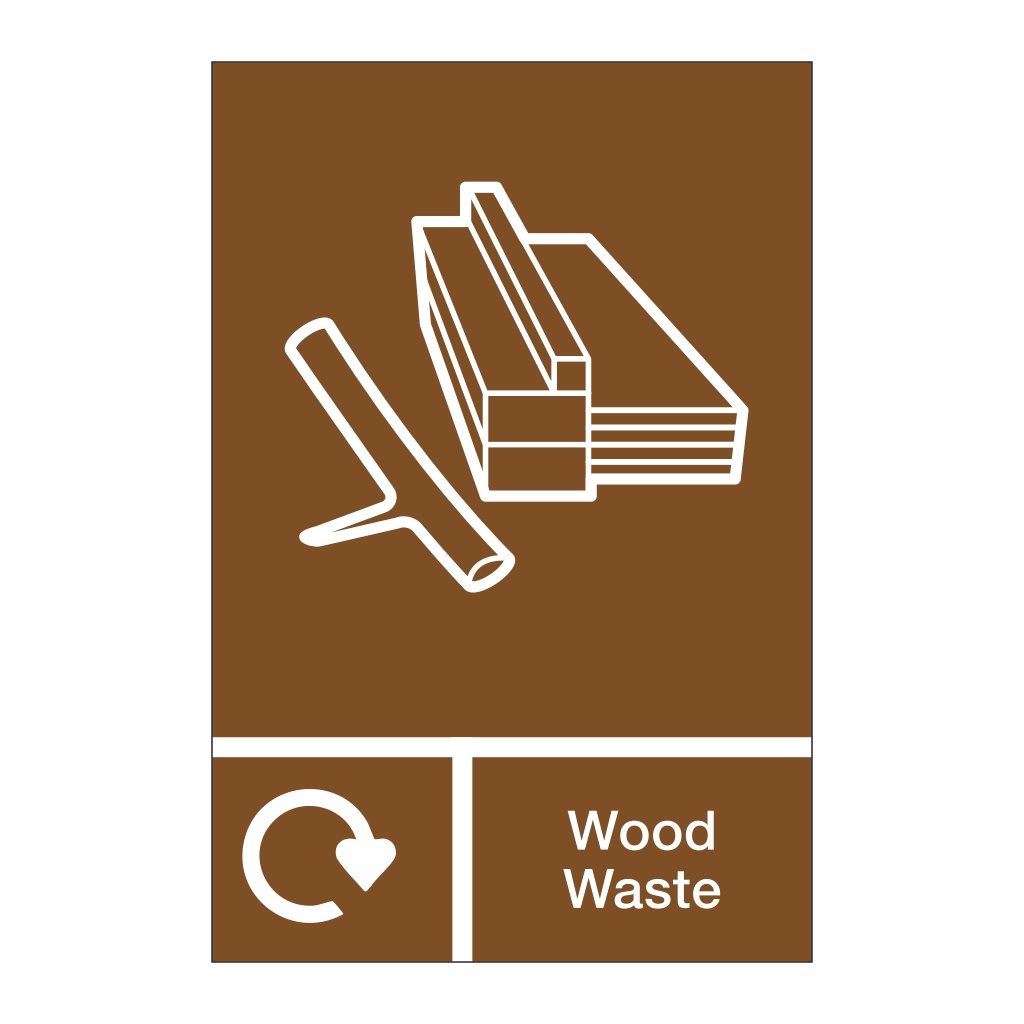 Wood & Timber waste sign