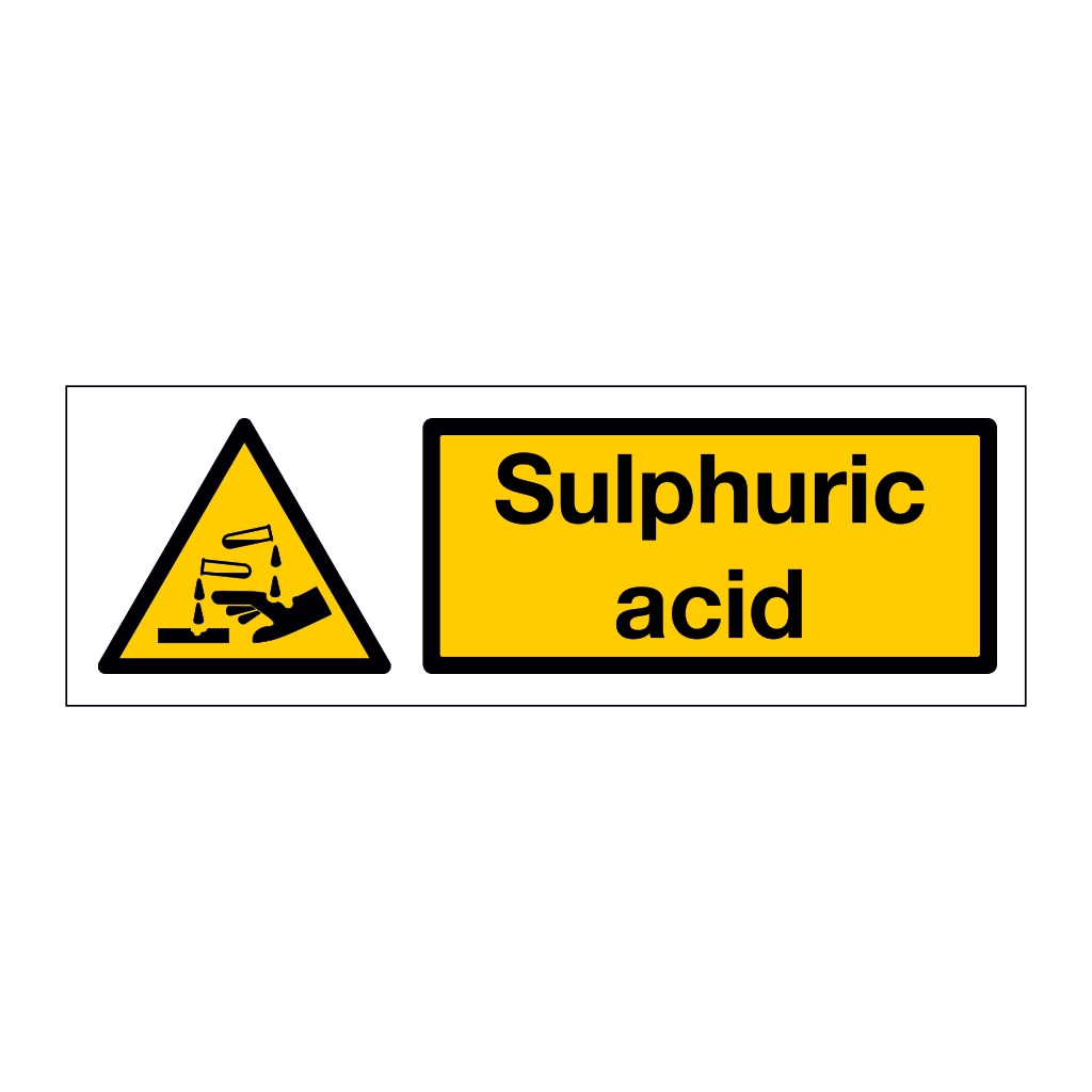 Sulphuric acid (Marine Sign)