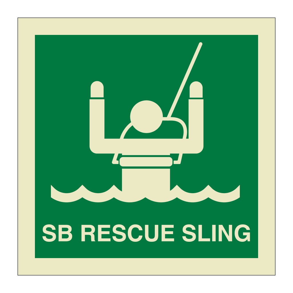 SB Rescue sling sign