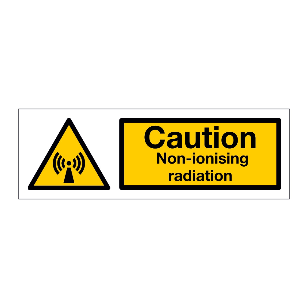 Caution Non-ionising radiation (Marine Sign)
