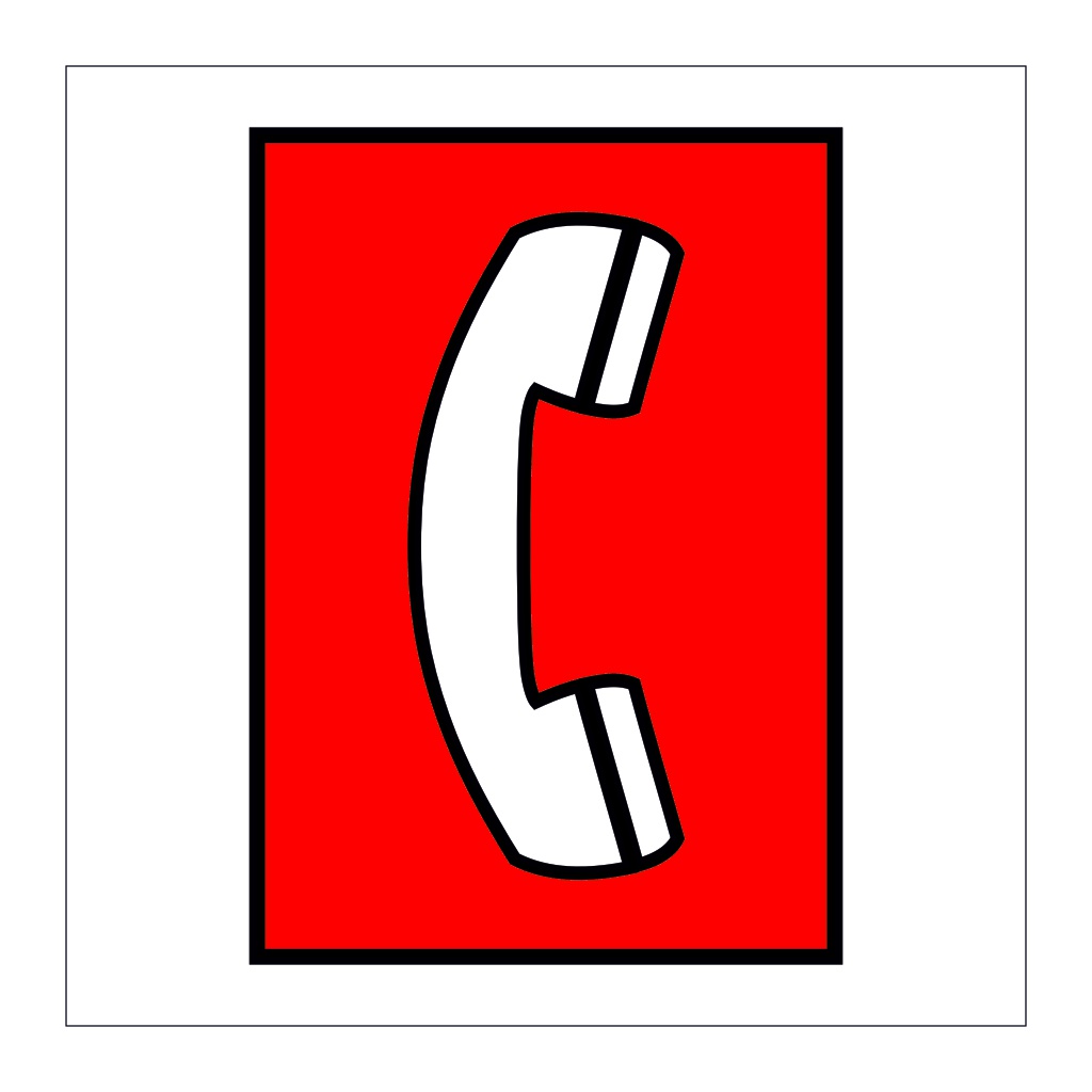 Emergency telephone station (Marine Sign)