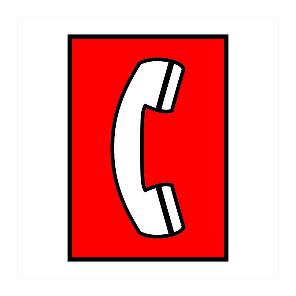 Emergency telephone station (Marine Sign)