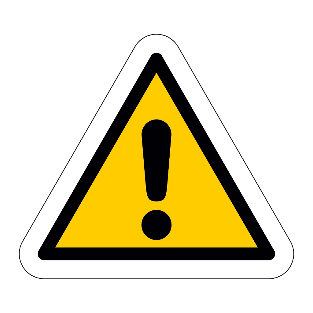 Warning symbol (Marine Sign)