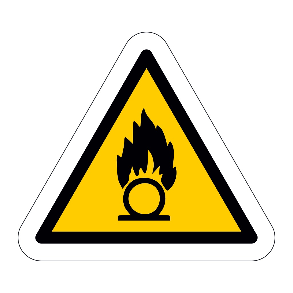 Oxidising substance symbol (Marine Sign)