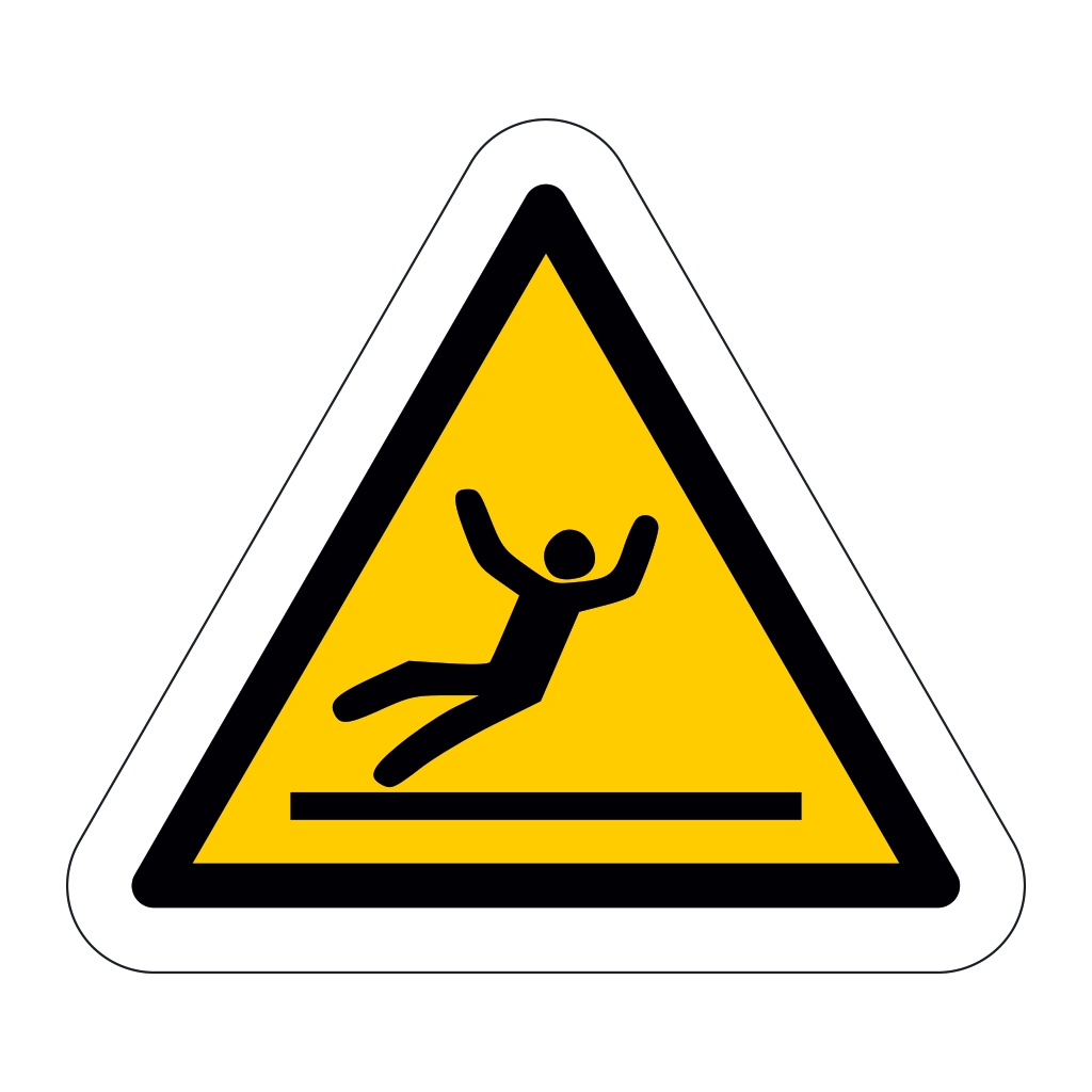 Slippery surface symbol (Marine Sign)