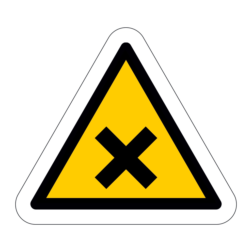 Irritant substance symbol (Marine Sign)