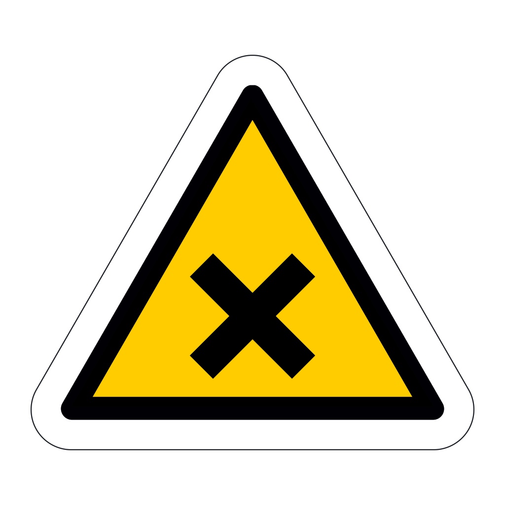 Irritant substance symbol (Marine Sign)