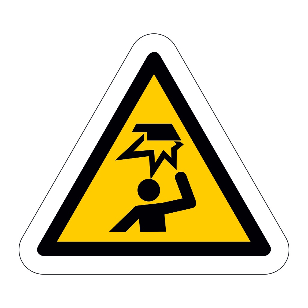 Overhead obstacle symbol (Marine Sign)