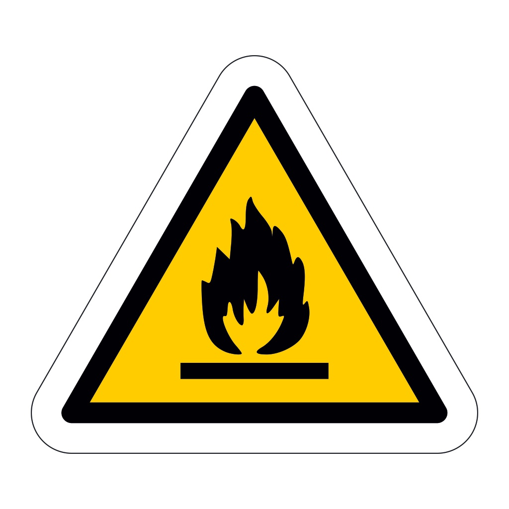 Flammable material symbol (Marine Sign)