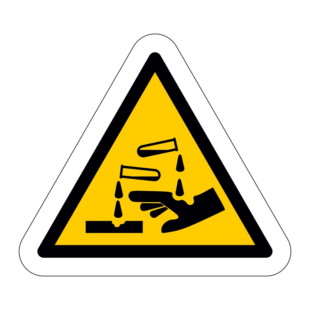 Acid Corrosive substance Symbol (Marine Sign)