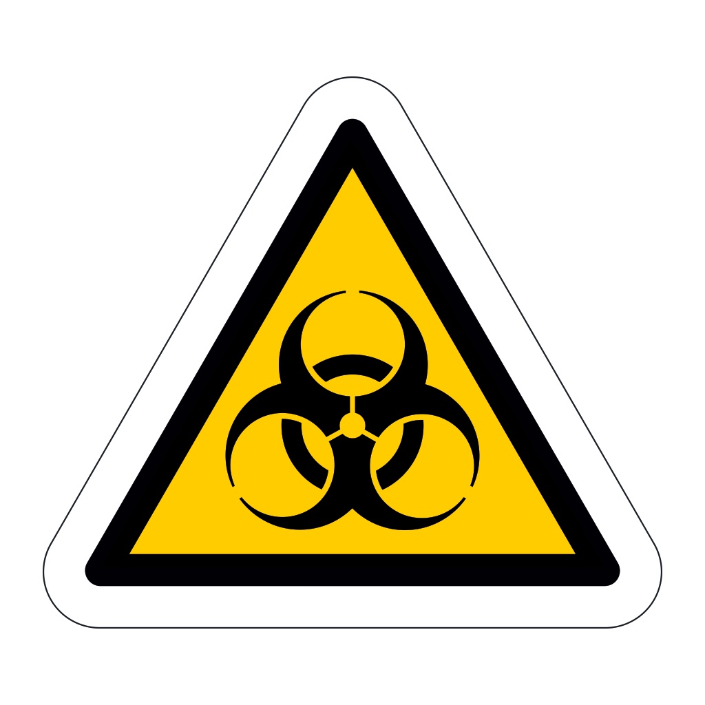 Biological hazard symbol (Marine Sign)