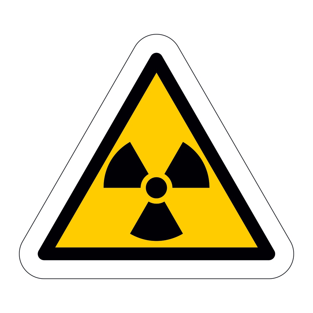 Radioactive material symbol (Marine Sign)