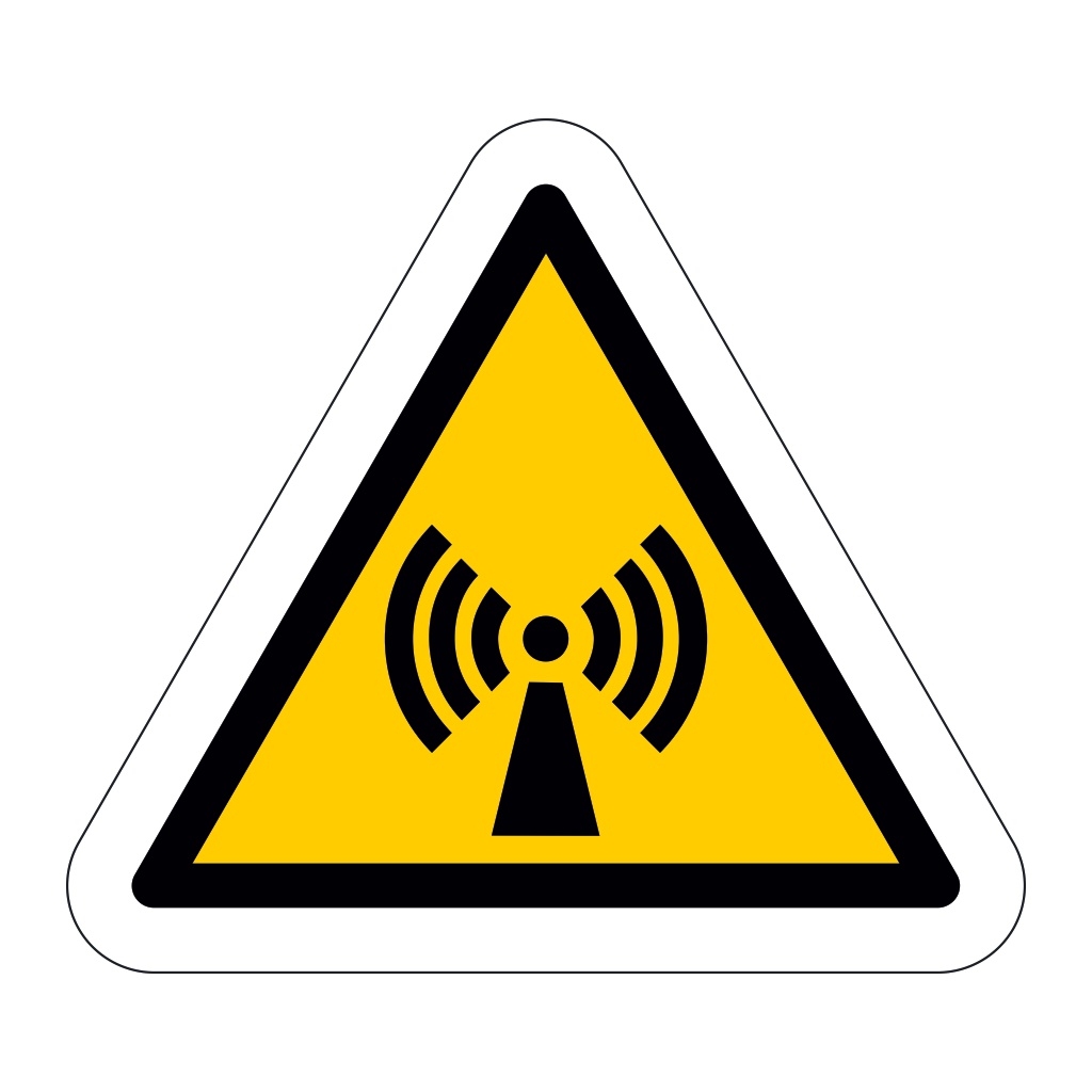 Non-ionising radiation symbol (Marine Sign)