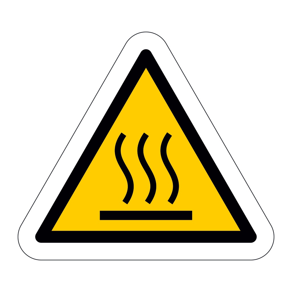 Hot surface symbol (Marine Sign)